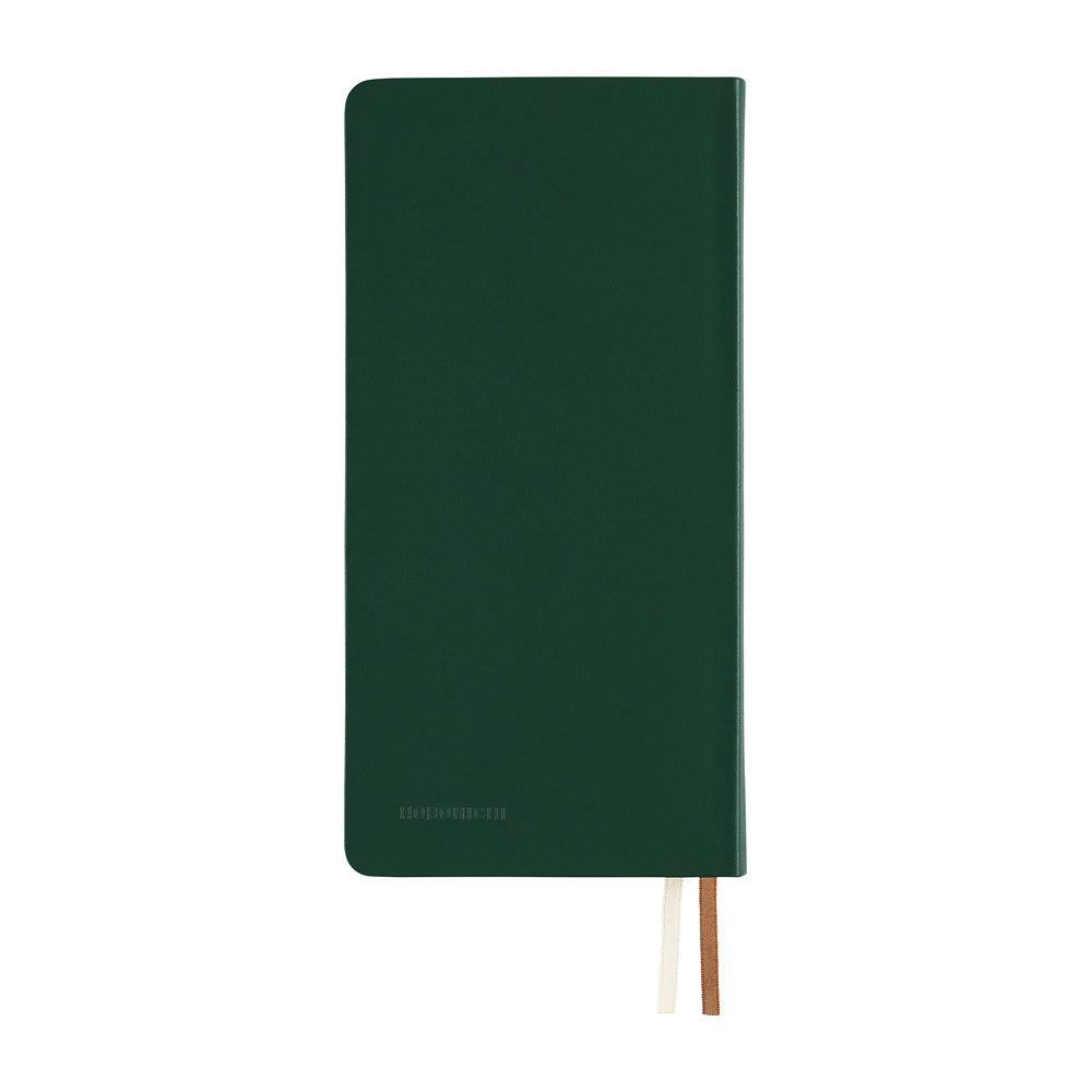 2027 Hobonichi Techo Weeks Leather: Forest Green