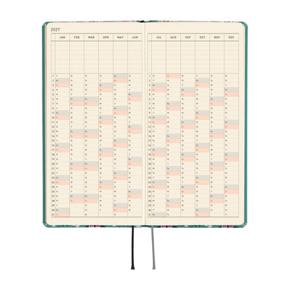2027 Hobonichi Techo Weeks Yumi Kitagishi: White Cat Wallpaper