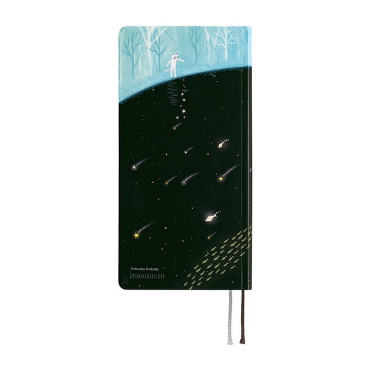 2027 Hobonichi Techo Weeks: Hiroko Kubota (Meteor Shower in the Light Blue Forest)