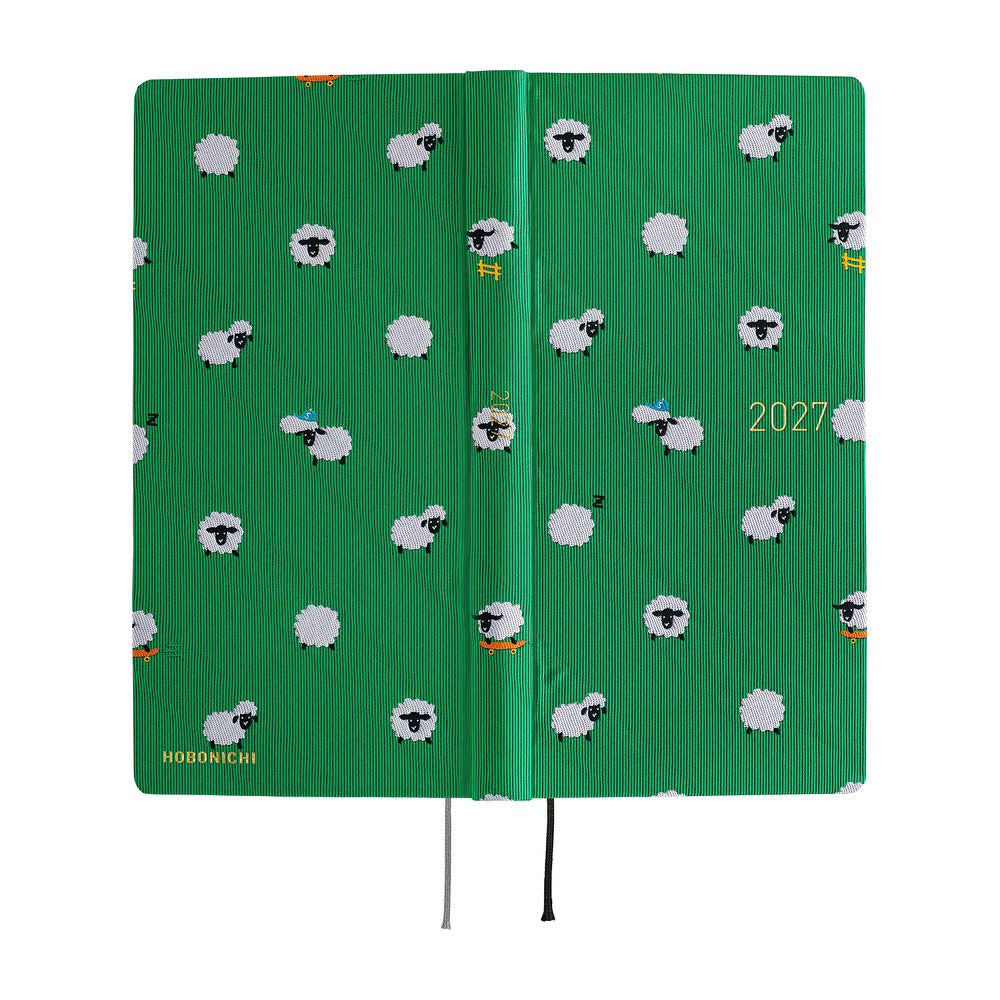 2027 Hobonichi Techo Weeks: Bow & Tie (Sheep Sheep Sheep)