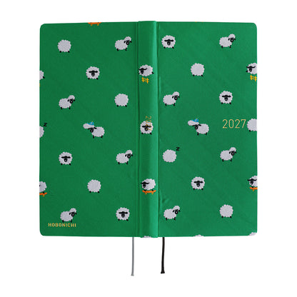 2027 Hobonichi Techo Weeks: Bow & Tie (Sheep Sheep Sheep)