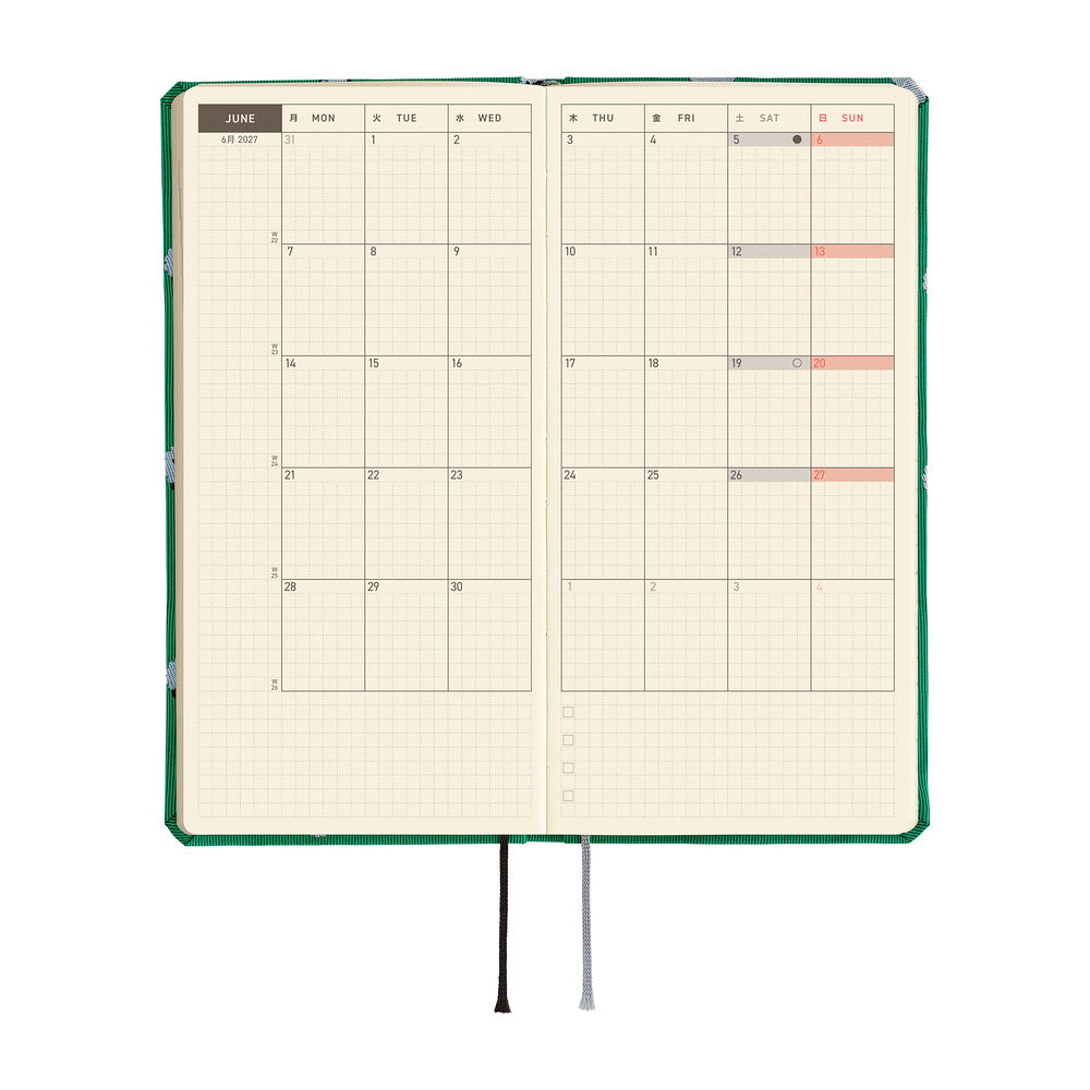 2027 Hobonichi Techo Weeks: Bow & Tie (Sheep Sheep Sheep)