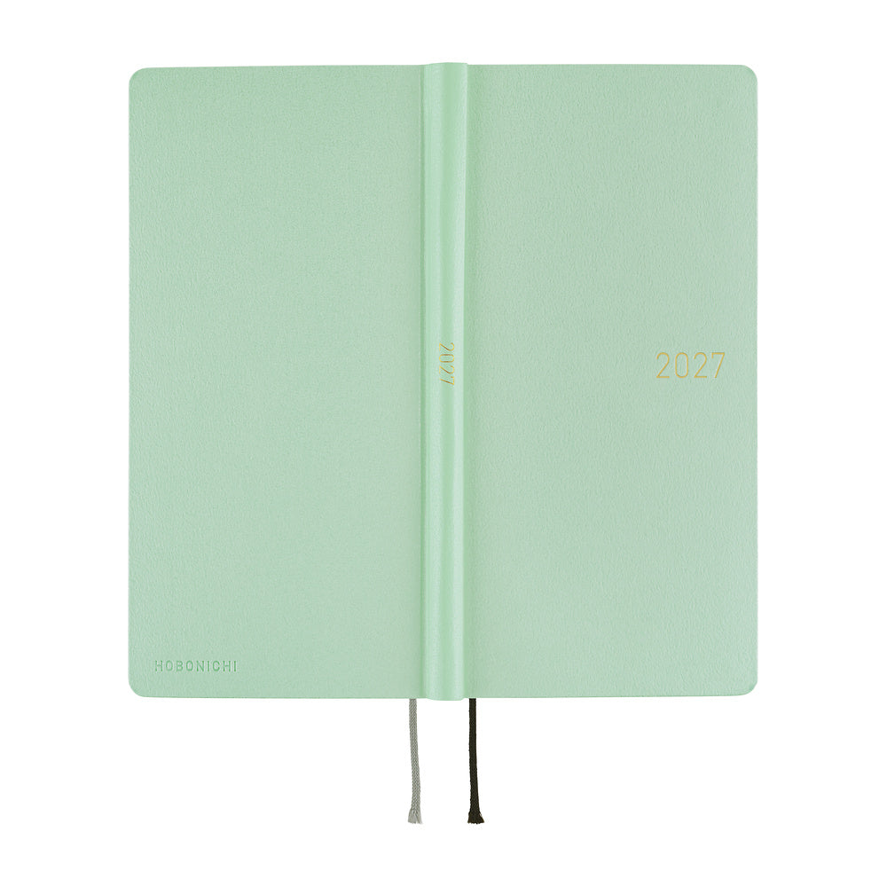 2027 Hobonichi Techo Weeks: Paper Series (Jade)