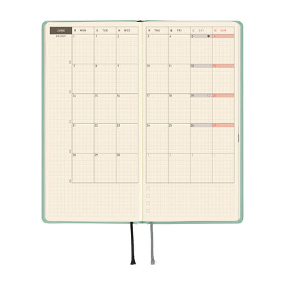 2027 Hobonichi Techo Weeks: Paper Series (Jade)