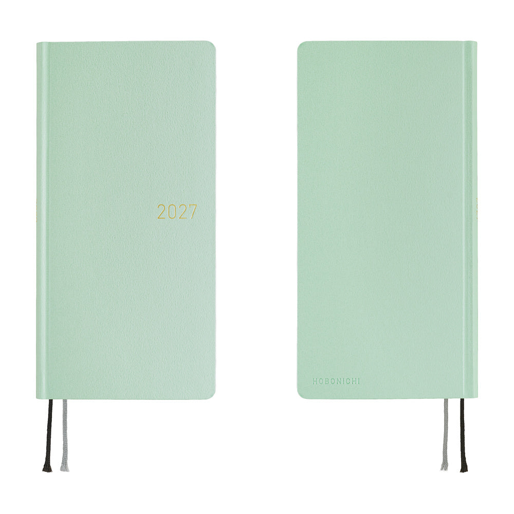 2027 Hobonichi Techo Weeks: Paper Series (Jade)