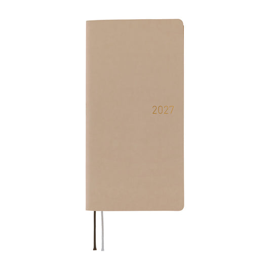 2027 Hobonichi Techo Weeks :Smooth (Café au Lait)