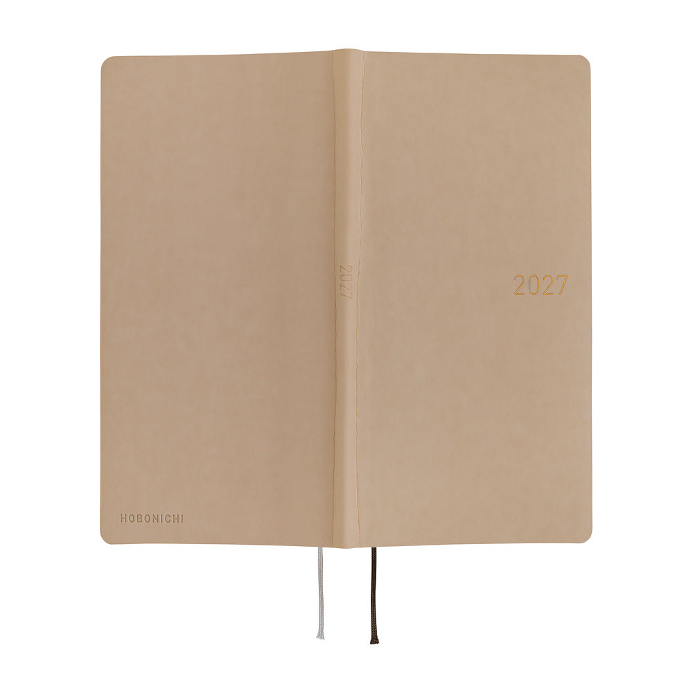 2027 Hobonichi Techo Weeks Smooth: Café au Lait