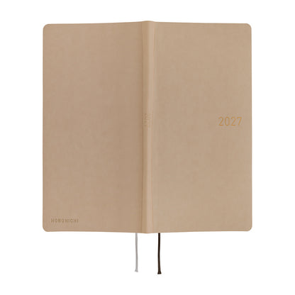 2027 Hobonichi Techo Weeks Smooth: Café au Lait