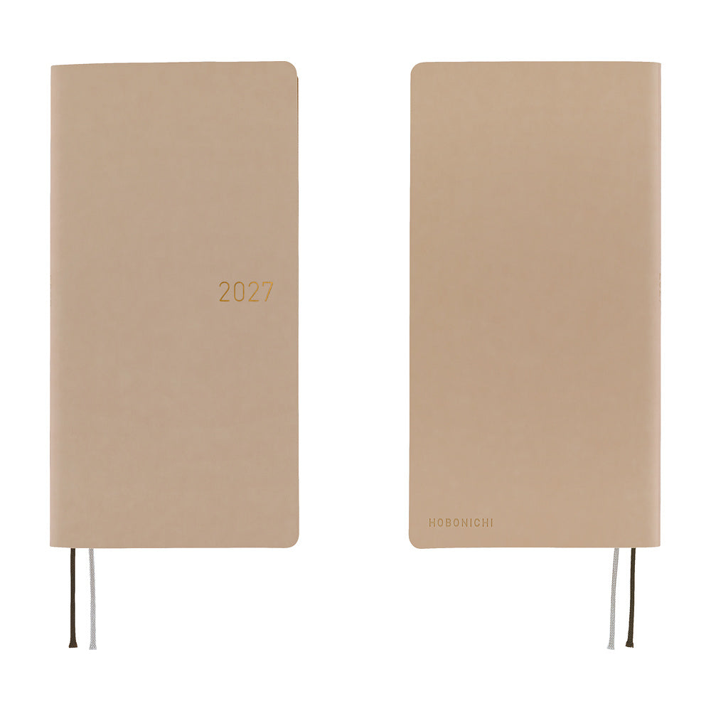2027 Hobonichi Techo Weeks Smooth: Café au Lait