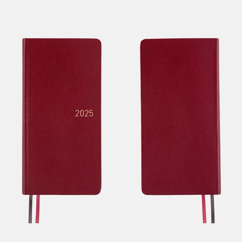 2025 Hobonichi Techo Weeks Leather Planner (Pomegranate)